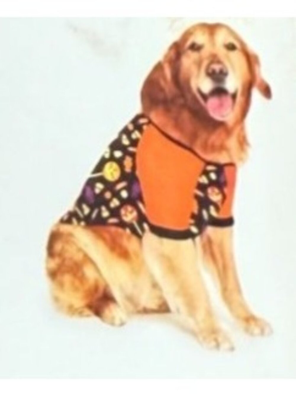 Halloween Dog Pajamas Size Large NWT Spooky Pet PJs Fits 30-55 lbs